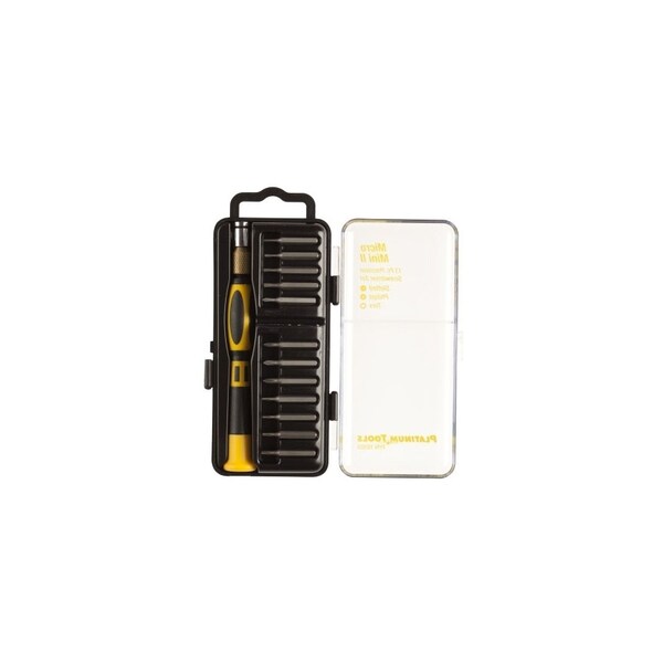 Platinum Tools Inc MICRO MINI II PRECISION, SCREWDRIVER SET, 13 PC, 19103